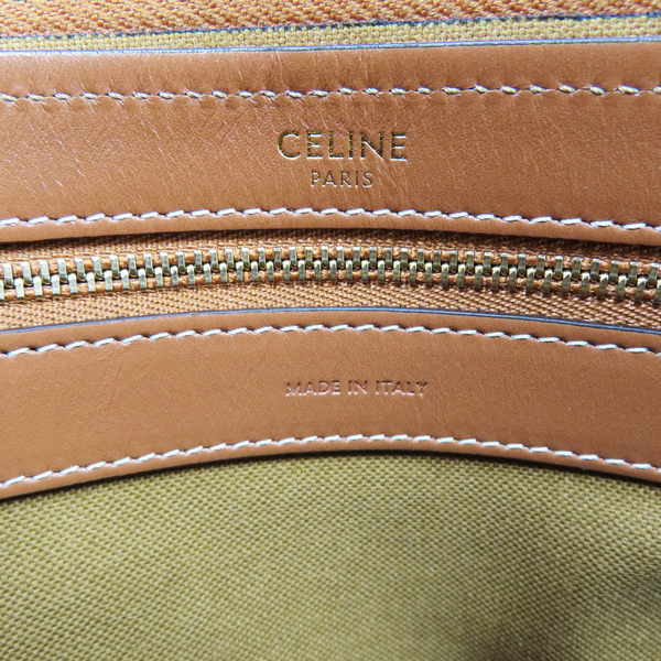 【二手名牌BRAND OFF】CELINE 賽琳 棕色 PVC塗層帆布 波士頓 两用包 product thumbnail 6