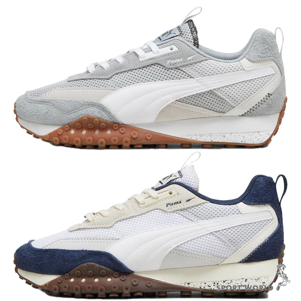 Puma 男女休閒鞋 E.SO代言 Blktop Rider Preppy 灰/藍【運動世界】39587504/39587502