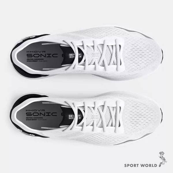 Under Armour UA 慢跑鞋 男鞋 緩震 支撐 HOVR Sonic 6 白【運動世界】3026121-105 product thumbnail 5