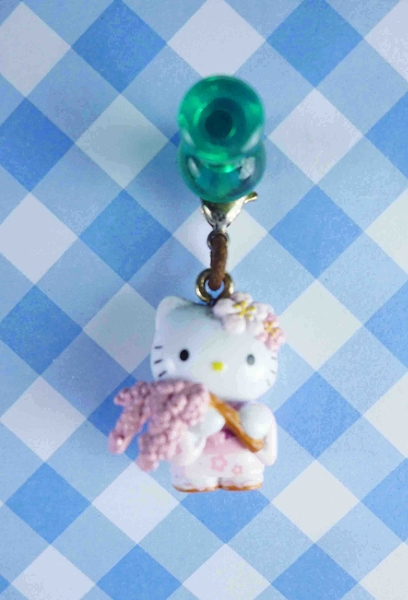 【震撼精品百貨】Hello Kitty 凱蒂貓~KITTY限定版吊飾拉扣-櫻花