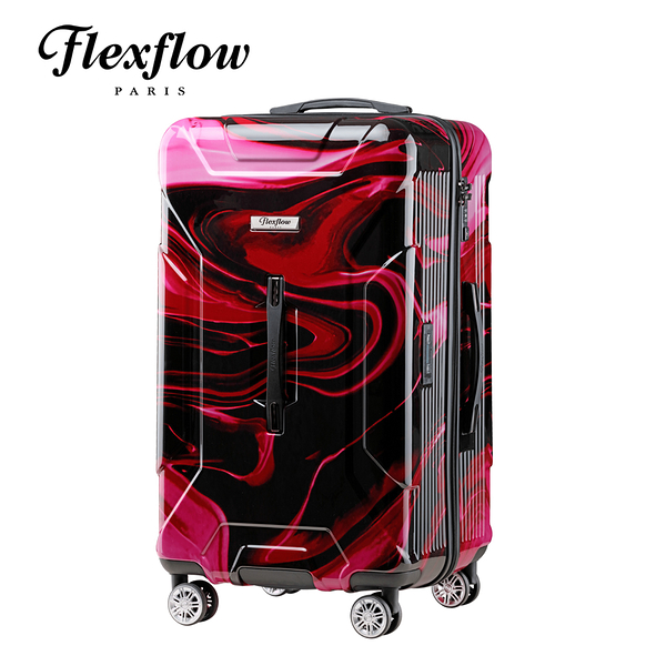 flexflow 紫醉金迷 29型 特務箱 智能測重 防爆拉鍊旅行箱 南特系列 29型行李箱【官方直營】