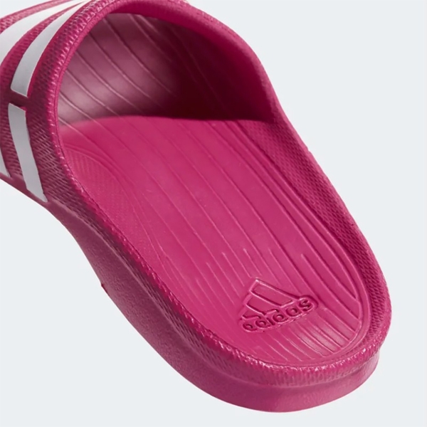 Adidas DURAMO SLIDE 女鞋 大童 拖鞋 一體成形 防水 桃紅【運動世界】G06797 product thumbnail 8