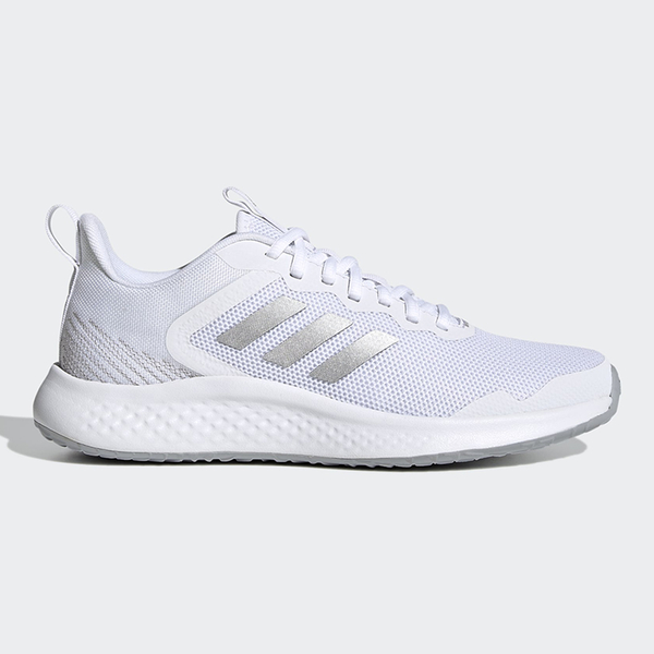 【五折出清】Adidas FluidStreet 女 慢跑鞋 白 銀 G58104 product thumbnail 2