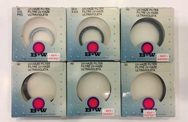【聖影數位】B+W PRO 010 UV-HAZE UV濾鏡 單層鍍膜保護鏡 立福公司貨 德國製 30/30.5/43/46/49/52mm