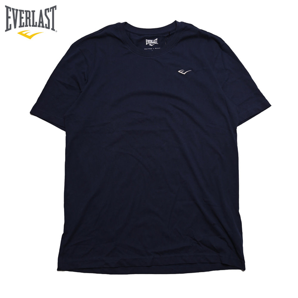 EVERLAST 短袖 短T 深藍 刺繡 背後LOGO 休閒 上衣 男 4021100480