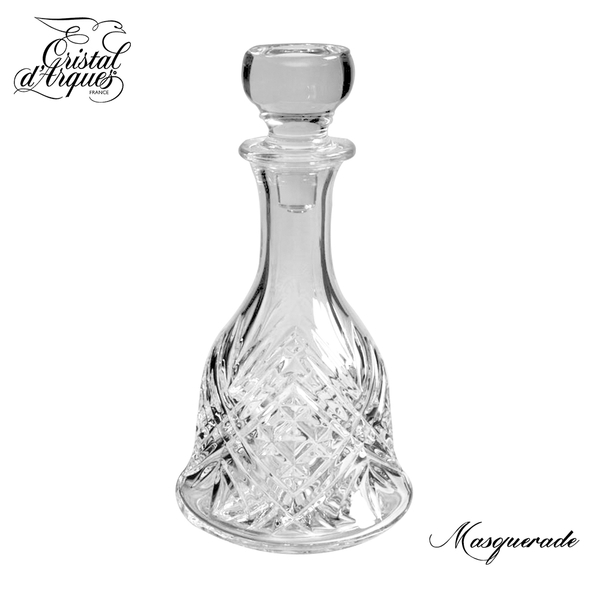 【法國 CRISTAL D'ARQUES】Masquerade 假面舞會系列 水晶酒瓶 750mL 酒樽 水晶含量24%