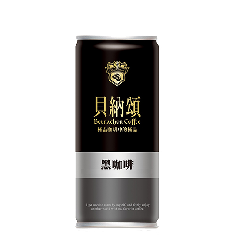貝納頌-黑咖啡210mlx24【愛買】 product thumbnail 2
