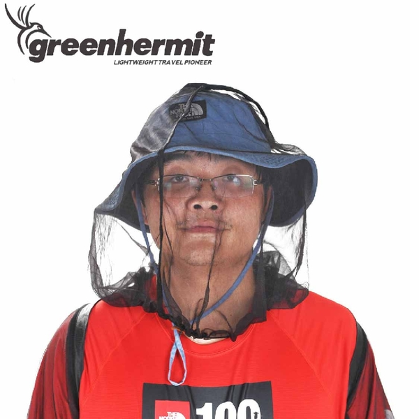 【蜂鳥 greenhermit 超輕防蚊蟲面罩 黑】OD9002/防蚊蟲面罩/防蚊