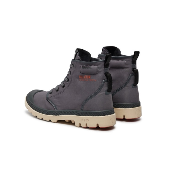 PALLADIUM PAMPA LITE HI 飛機輪胎 一體成型 黑灰色 中性碼 軍靴 穿搭 休閒鞋 79102-006 product thumbnail 3