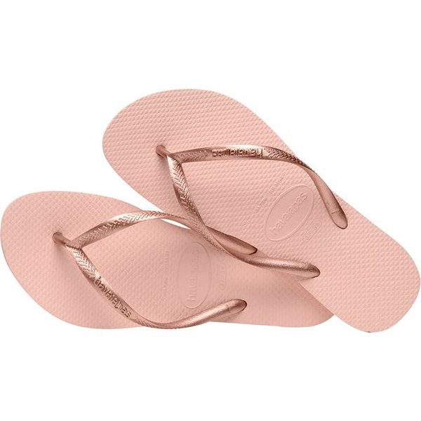 havaianas 哈瓦士 巴西人字拖 女款 Slim 粉 涼鞋 拖鞋 夾腳拖 海灘鞋【南風百貨】 product thumbnail 2