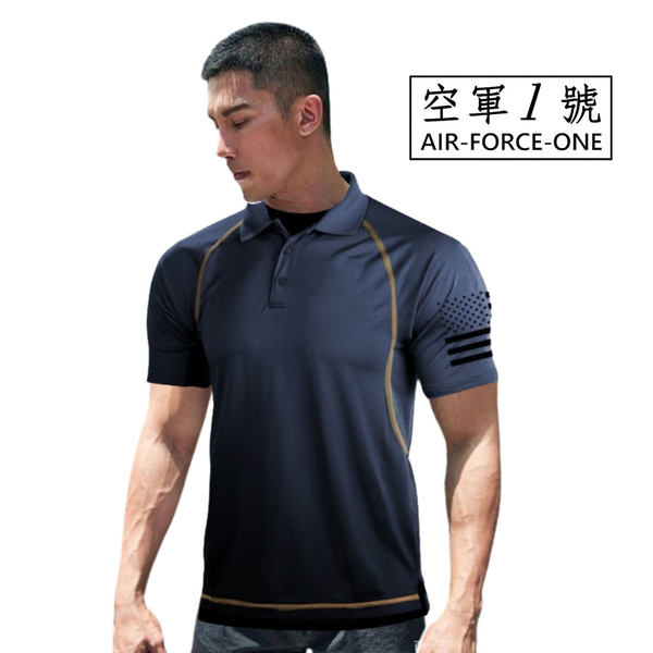 [空軍一號]AF-LZ01特戰四面高彈力高排汗冰感POLO衫(超大尺寸皆有)/夏季旅遊/登山/野戰城市戰 product thumbnail 3