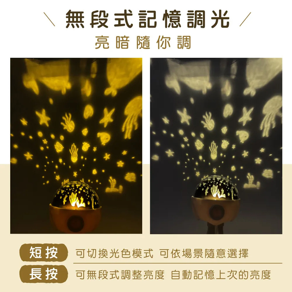 KINYO 小章魚百變投影燈(附3組投影燈片) LED-6545 product thumbnail 7