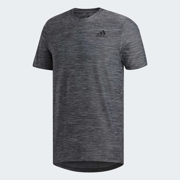 【現貨】ADIDAS ALL SET TEE 男裝 短袖 訓練 休閒 吸濕 排汗 側開衩 麻花灰【運動世界】FL8478