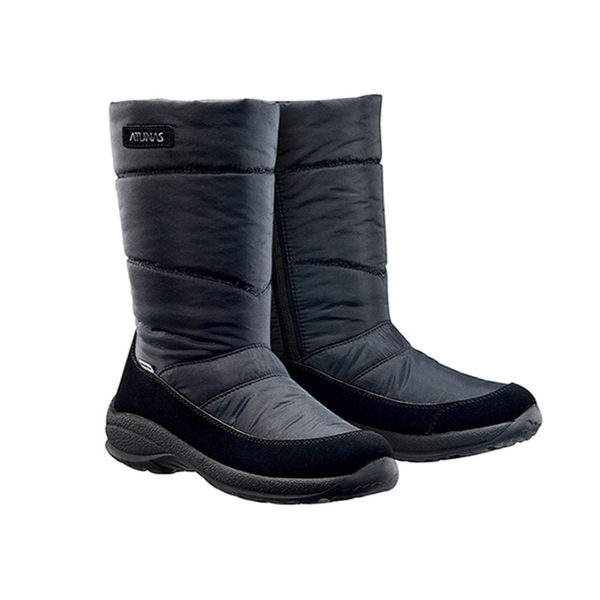 【Atunas 歐都納 女 中筒保暖雪靴《黑》】GC-1608/雪靴/雪鞋/長筒靴 product thumbnail 2
