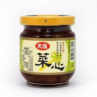 大茂 菜心 玻璃罐 170g【康鄰超市】