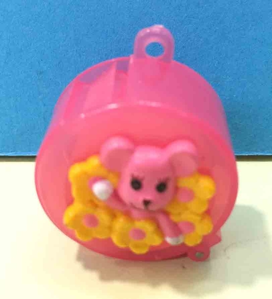 【震撼精品百貨】PostPet_MOMO熊~MOMO熊迷你膠帶鎖圈~粉色#76265
