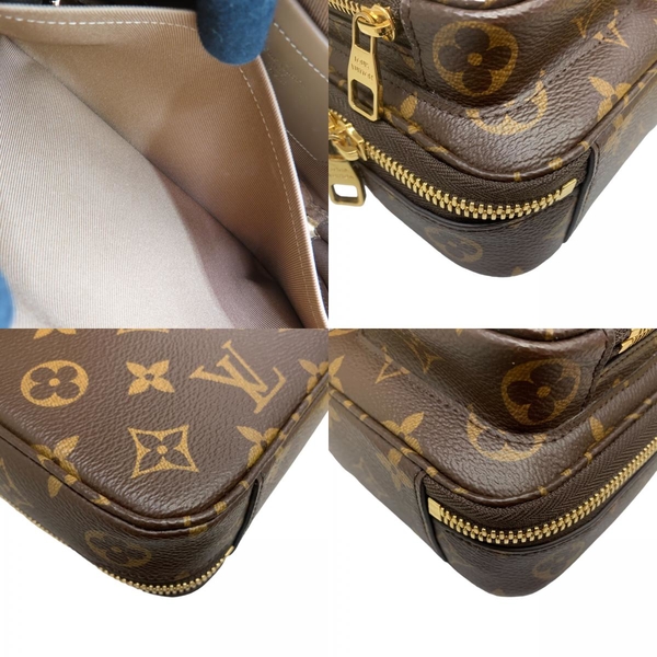 LOUIS VUITTON Utility Crossbody Monogram Canvas Brown Shoulder Bag M80446