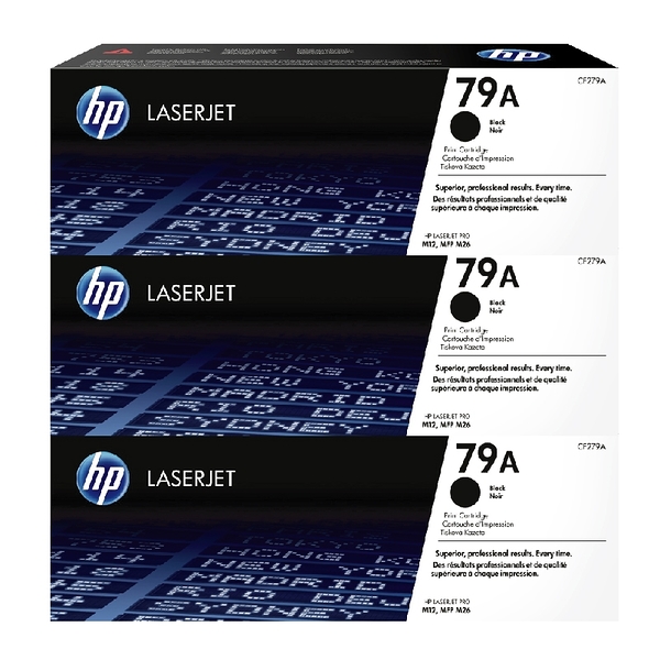 HP CF279A 79A 原廠碳粉匣 三支 M12a/M12w/M26a/M26nw