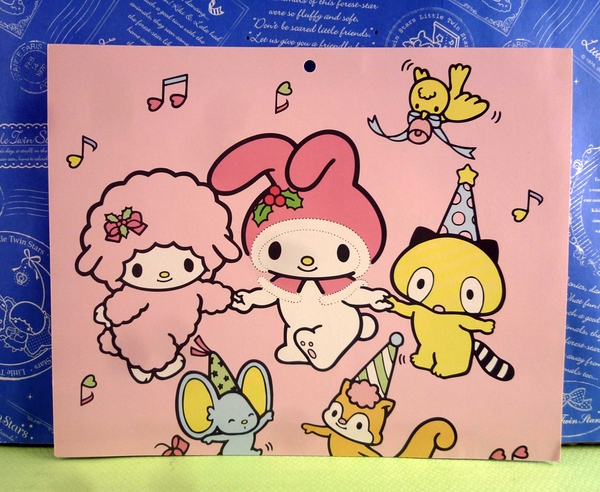 【震撼精品百貨】My Melody 美樂蒂~卡片_牽手_粉