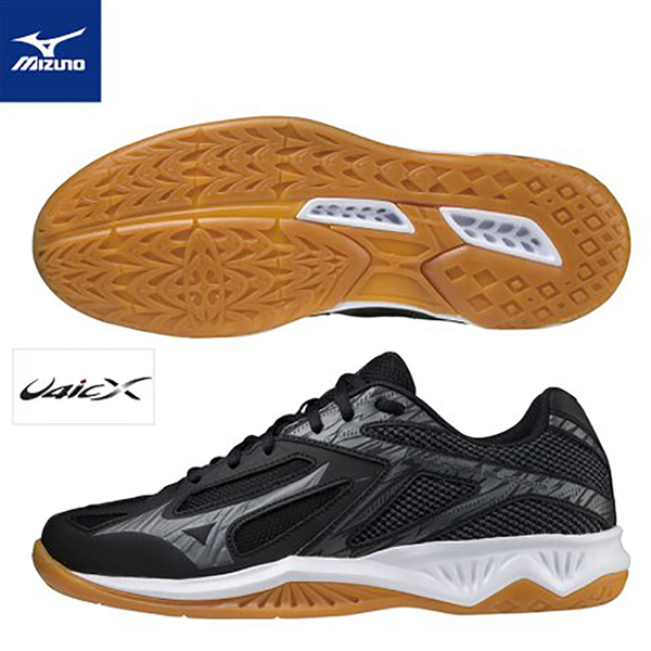 MIZUNO THUNDER BLADE 3 男鞋 女鞋 排球 手球 輕量 止滑 2.5E寬楦 黑【運動世界】V1GA217006 product thumbnail 3