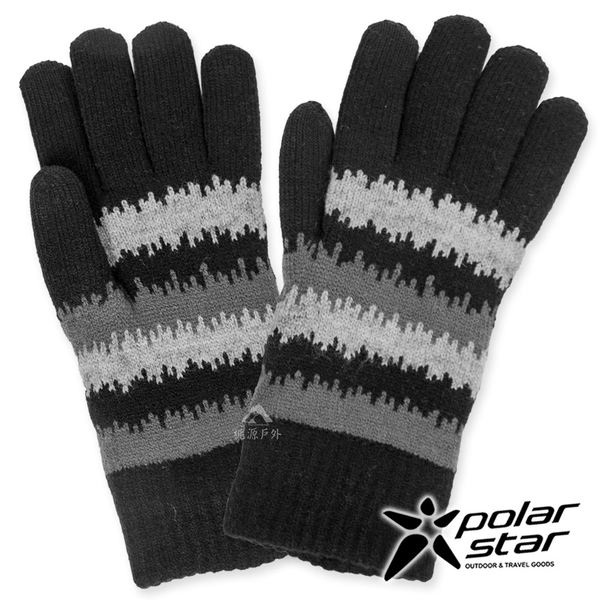 【PolarStar】男觸控保暖手套『黑』P20605 保暖手套.絨毛手套.觸控手套.刷毛手套