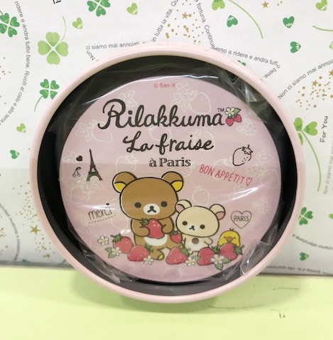 【震撼精品百貨】Rilakkuma San-X 拉拉熊懶懶熊~便條小卡附盒~粉草莓#15207 product thumbnail 4