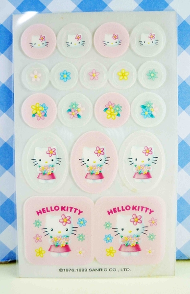 【震撼精品百貨】Hello Kitty 凱蒂貓~KITTY貼紙-香水貼紙-捧花