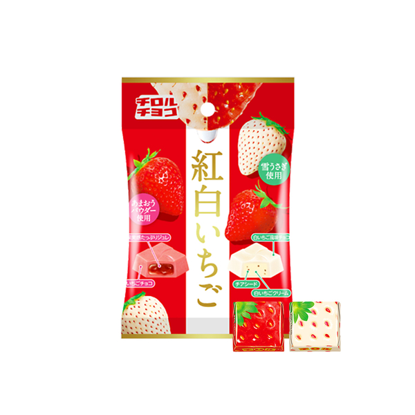 【即期良品】日本零食 松尾 雙色草莓巧克力(42g) product thumbnail 2