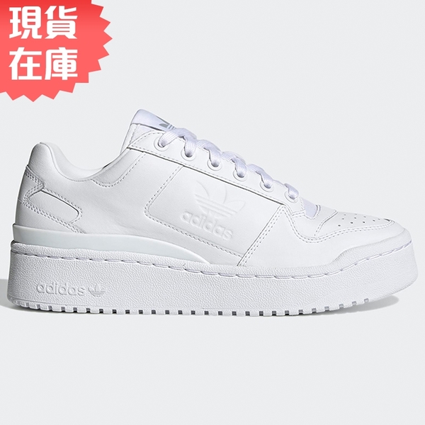 【現貨】ADIDAS FORUM BOLD 女鞋 休閒 皮革 厚底 經典 全白【運動世界】FY9042