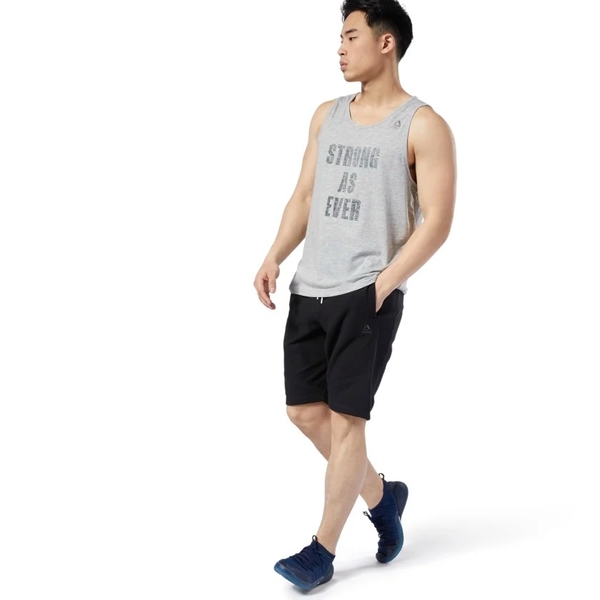 REEBOK LES MILLS® TWILL SHORTS 男裝 短褲 慢跑 休閒 純棉 舒適 黑【運動世界】ED0579 product thumbnail 4