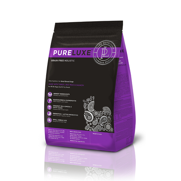 【力奇】PureLUXE 循味 天然無穀犬糧-小型犬(火雞肉，豌豆&鮭魚) 400g超取限10包 (A001F21) product thumbnail 2