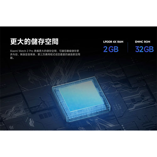 小米Xiaomi Watch 2 Pro (LTE) BHR7830GL-銀【愛買】 product thumbnail 6