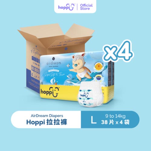 Hoppi超薄輕巧拉拉褲Lx152片(箱)【愛買】 product thumbnail 3