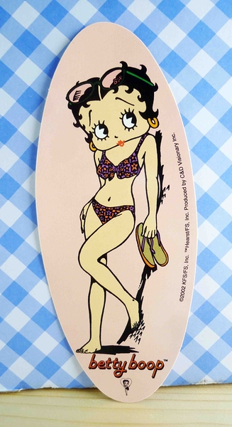 【震撼精品百貨】Betty Boop_貝蒂~貼紙-泳衣(陀圓形)