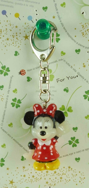 【震撼精品百貨】Micky Mouse_米奇/米妮 ~鑰匙圈-米妮站