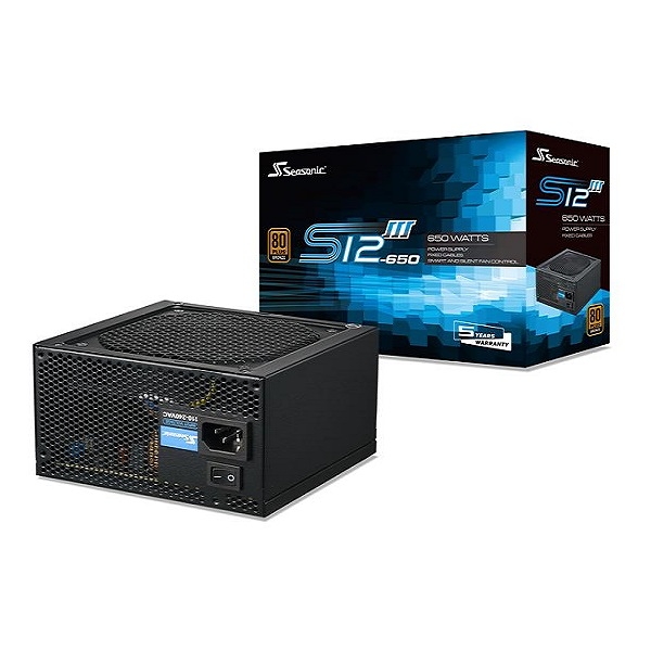 Seasonic 海韻 S12III-650/SSR-650GB3 銅牌650W 電源供應器