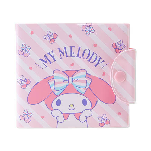 【震撼精品百貨】My Melody 美樂蒂~美樂蒂PVC卡片收納夾(條紋大緞帶)