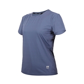 FIRESTAR 女彈性印花短袖T恤((慢跑 路跑 涼感 運動 上衣 反光≡體院≡ DL363-13