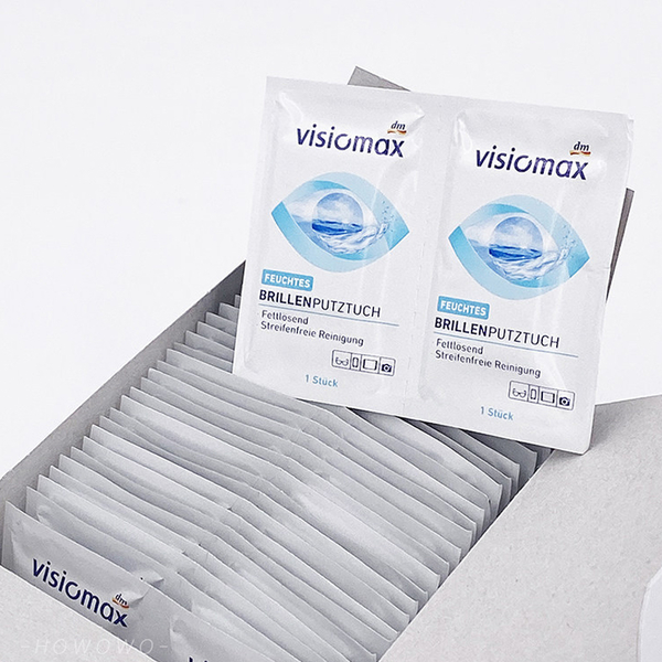 德國 DM Visiomax 拭鏡布 52片 拋棄式眼鏡布 擦拭布 眼鏡布 一次性眼鏡清潔濕巾 4133 product thumbnail 2