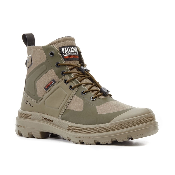 PALLADIUM PAMPA TECH EXP WP+ 快穿 米其林科技 聯名 橘標 防水靴 中性 74067308 綠 product thumbnail 4