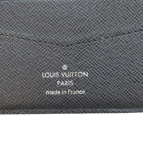 【二手名牌BRAND OFF】LOUIS VUITTON LV 路易威登 黑色 原花帆布 Slender 雙折短夾 product thumbnail 7