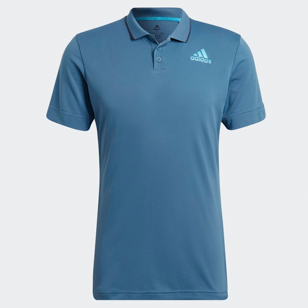 【現貨】Adidas TENNIS FREELIFT 男裝 短袖 POLO衫 休閒 網球 散熱 藍【運動世界】HB9137 product thumbnail 2