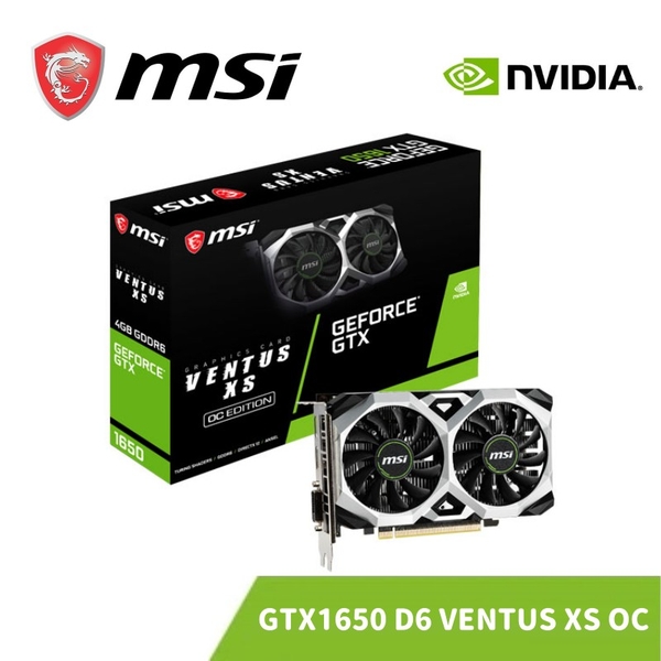MSI 微星 Geforce GTX1650 D6 VENTUS XS 4G OC 顯示卡