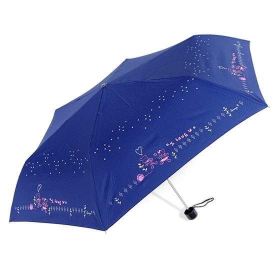 【RainSky】幸福熊漾-輕量防曬折疊傘/ 傘 雨傘 UV傘 自動傘 洋傘 陽傘 大傘 抗UV 防風 潑水+1