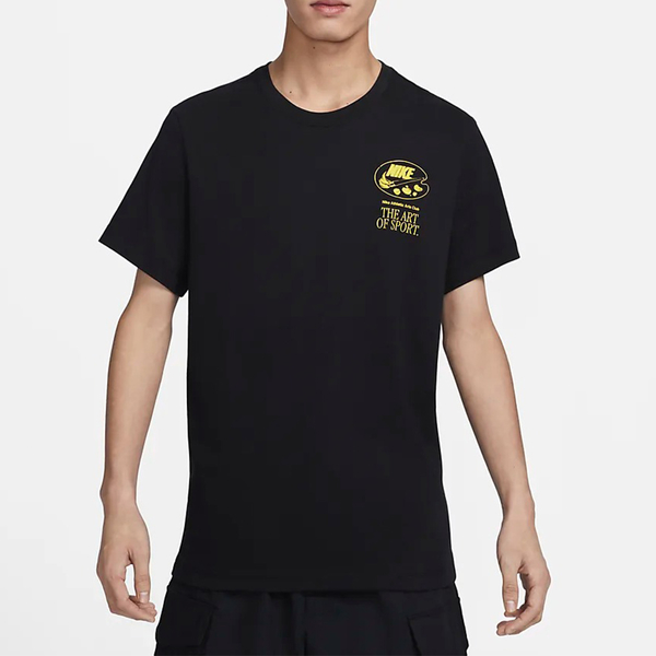 NIKE AS M NSW TEE ART IS SPORT LBR 男短袖上衣 棉 黑 休閒衣 品牌服 百搭款 KAORACER FB9799010