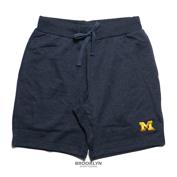 NCAA NCSU 密西根 灰藍 刺繡 5分短 棉褲 男 (布魯克林) 7221550380