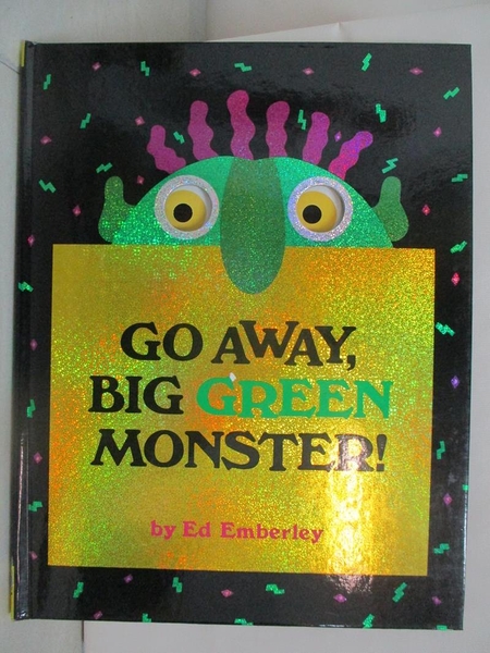 【書寶二手書T1／少年童書_DSN】Go away, big green monster!_Emberley, Ed