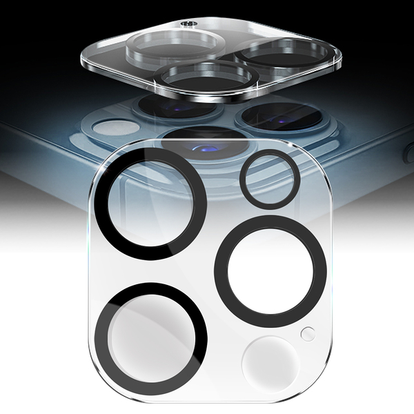 DAPAD for iPhone 13 Pro Max 6.7 透明全覆蓋鏡頭貼夜拍版-三眼