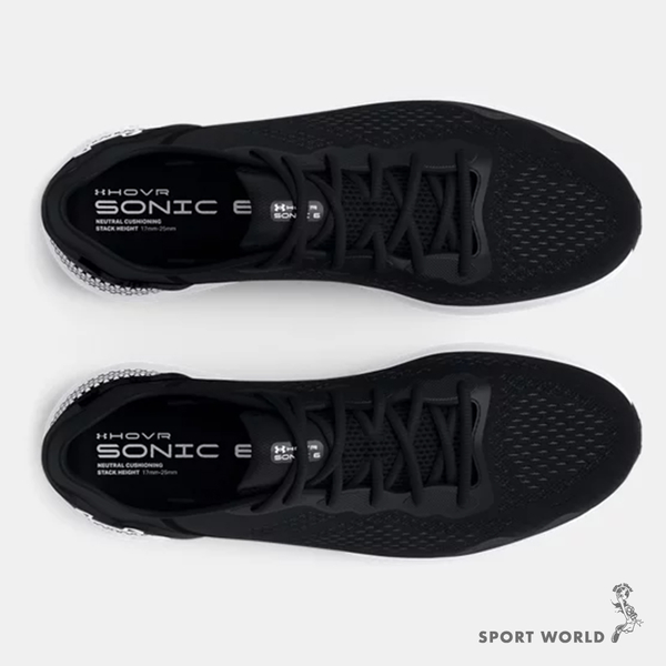 Under Armour UA 慢跑鞋 男鞋 寬楦 輕量 HOVR SONIC 6 黑【運動世界】3026821-001 product thumbnail 5