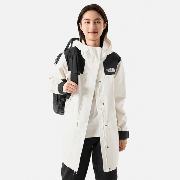 The North Face 北面 女裝 連帽外套 衝鋒衣 防水 米白【運動世界】NF0A81RZN3N product thumbnail 2